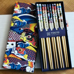 Coffret 5 paires de baguettes Kawaï - Tokyo Design chez Tilvist Mulhouse