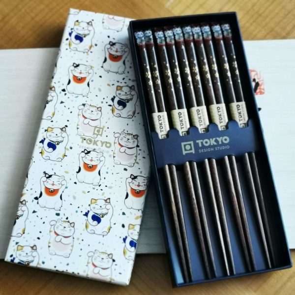 Coffret 5 paires de baguettes Kawaï Petit - Tokyo Design chez Tilvist Mulhouse