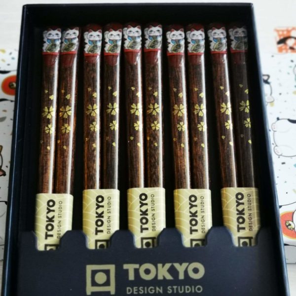 Coffret 5 paires de baguettes Kawaï Petit - Tokyo Design chez Tilvist Mulhouse