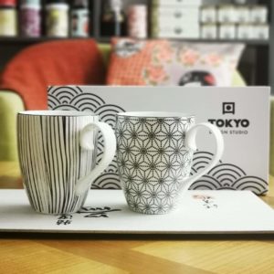 Coffret 2 mugs Nippon 380ml - Tokyo Design chez Tilvist Mulhouse