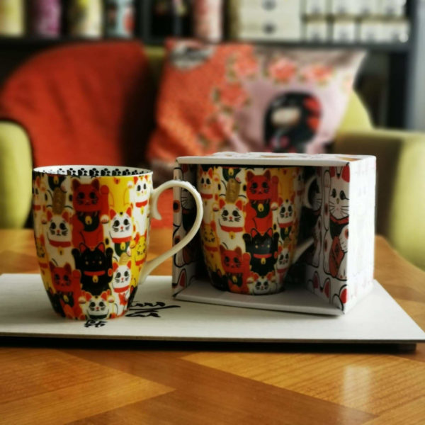 Mug Kawaï “Lucky Cat” Multicolor - Tokyo Design chez Tilvist Mulhouse