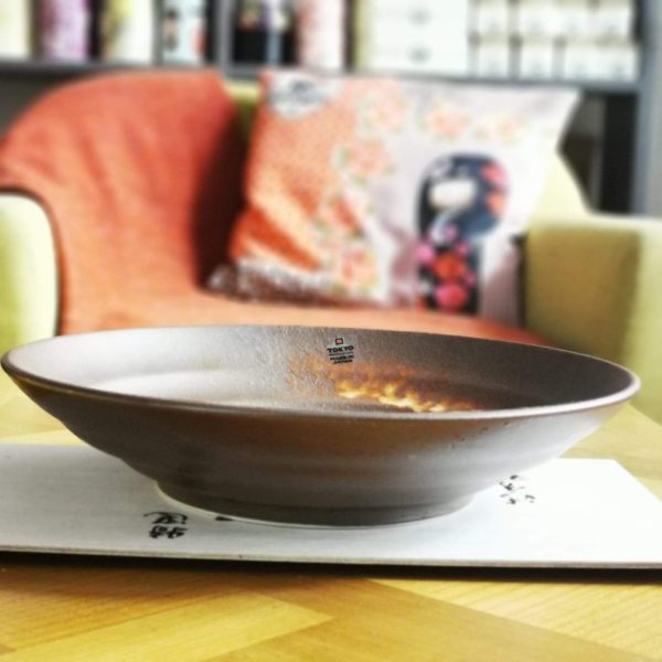 Plat Minoyaki Corrosion 29cm- Japon - Tokyo Design chez Tilvist Mulhouse