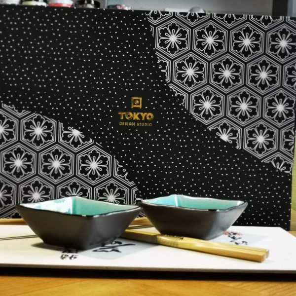 Service à sushi Glassy Turquoise 8 pièces - Tokyo Design chez Tilvist Mulhouse