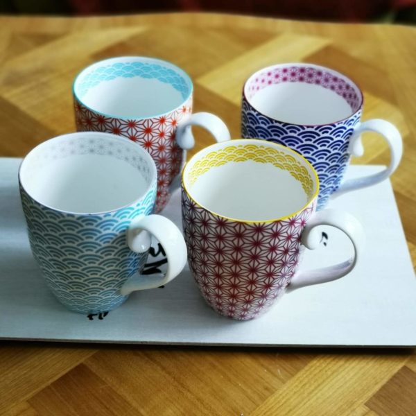Coffret 4 mugs Star Wave - Tokyo Design chez Tilvist Mulhouse