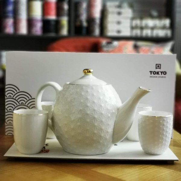 Service à thé Nippon Gold - 5 pièces - Tokyo Design chez Tilvist Mulhouse
