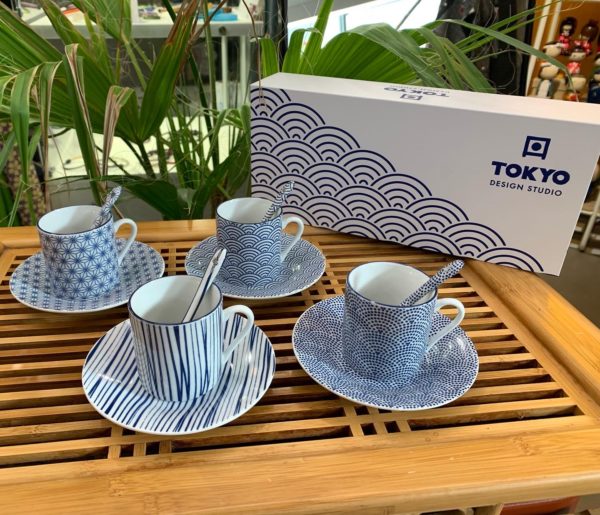Service Espresso porcelaine 12 pièces - Tokyo Design - Nippon blue - Tilvist Mulhouse