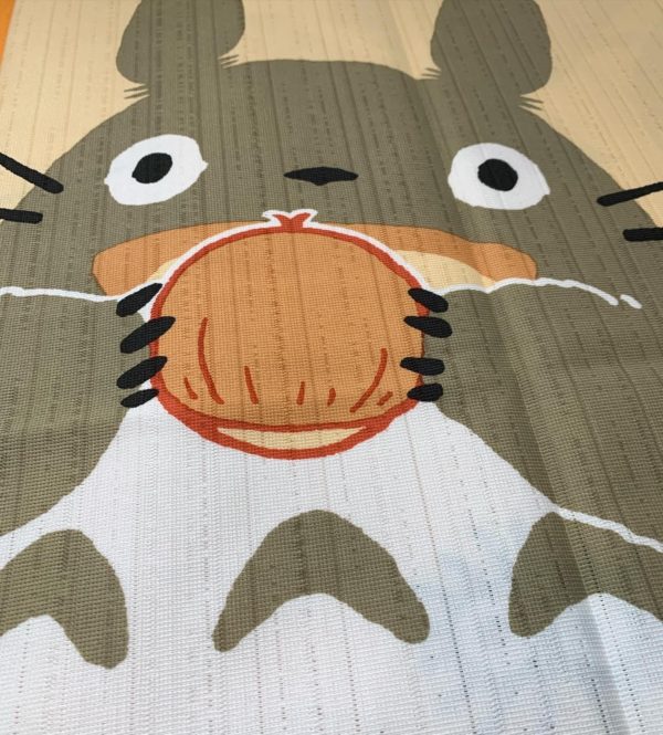 Noren Totoro Feuille - Officiel Ghibli - Rideau de porte Japon - 85 cm x 150 cm