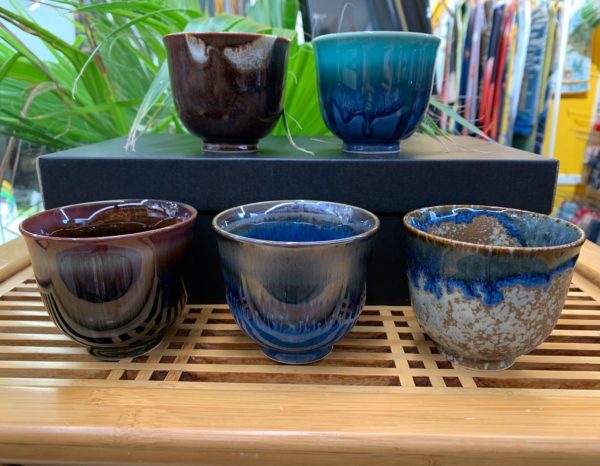 Set 5 tasses japonaises