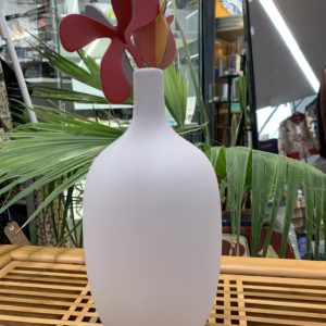 Vase Ceola Blanc - Blomus - H 21 cm x Diamètre 11 cm - Céramique