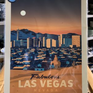 Affiche fabulous Las Vegas Névada 30x40 cm Papier couché Demi-mat 250g Travel Posters