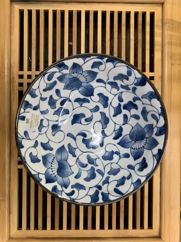 Bol à ramen Bellflower 1100ml porcelaine blanche et bleue - Tokyo design - Fabrication japonaise