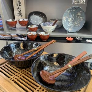 Coffret ramen noir - marron 6 pièces - Céramique japonaise