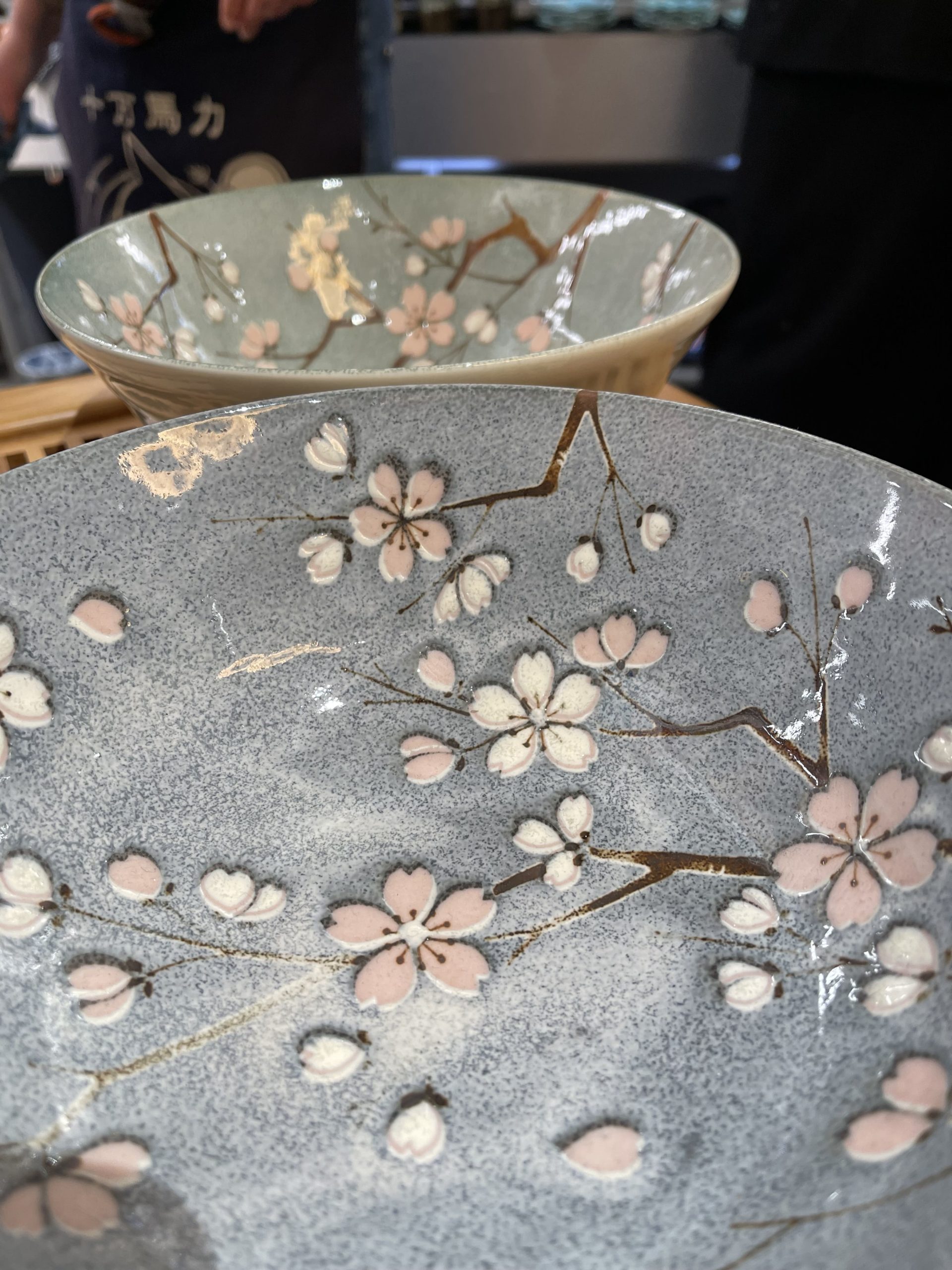 Coffret ramen sakura printemps-automne avec baguettes et cuillères Japon