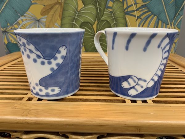 Mug kitty porcelaine fine Japon