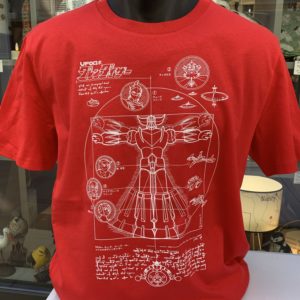 Tee-shirt Goldorak homme de Vitruve en rouge spécial fan