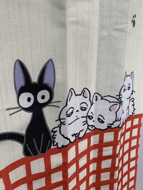 Rideau japonais Kiki la petite sorcière Ghibli