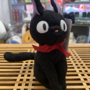 Peluche Jiji assise S - Licence officielle Ghibli - Kiki la Petite sorcière