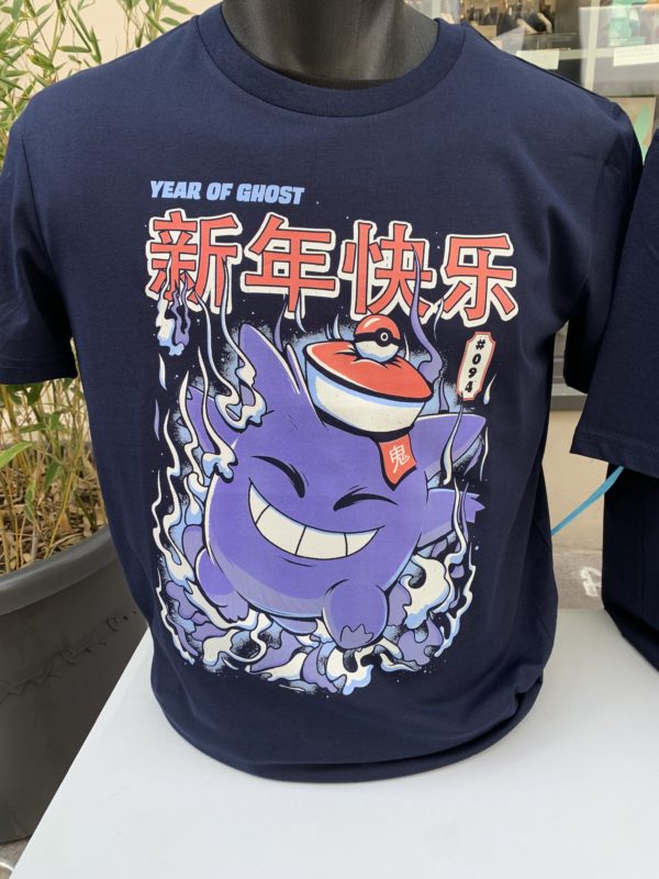 Tee-shirt Ectoplasma pokemon 100 coton bio