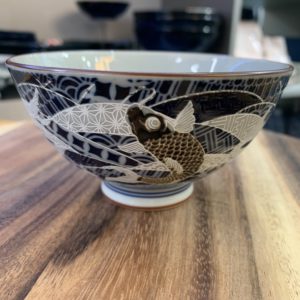Bol à riz kawaï koï Porcelaine japonaise 300ml