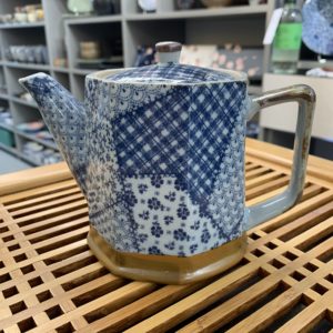 Théière sashiko céramique 600ml Japonaise