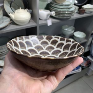 Bol écaille marron 250ml céramique japonaise