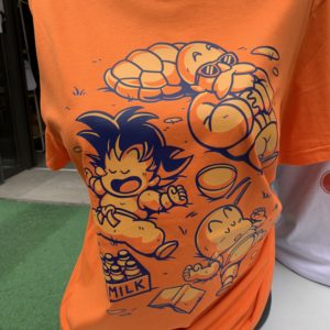 Tee-shirt Dragon Ball Orange 100% coton bio