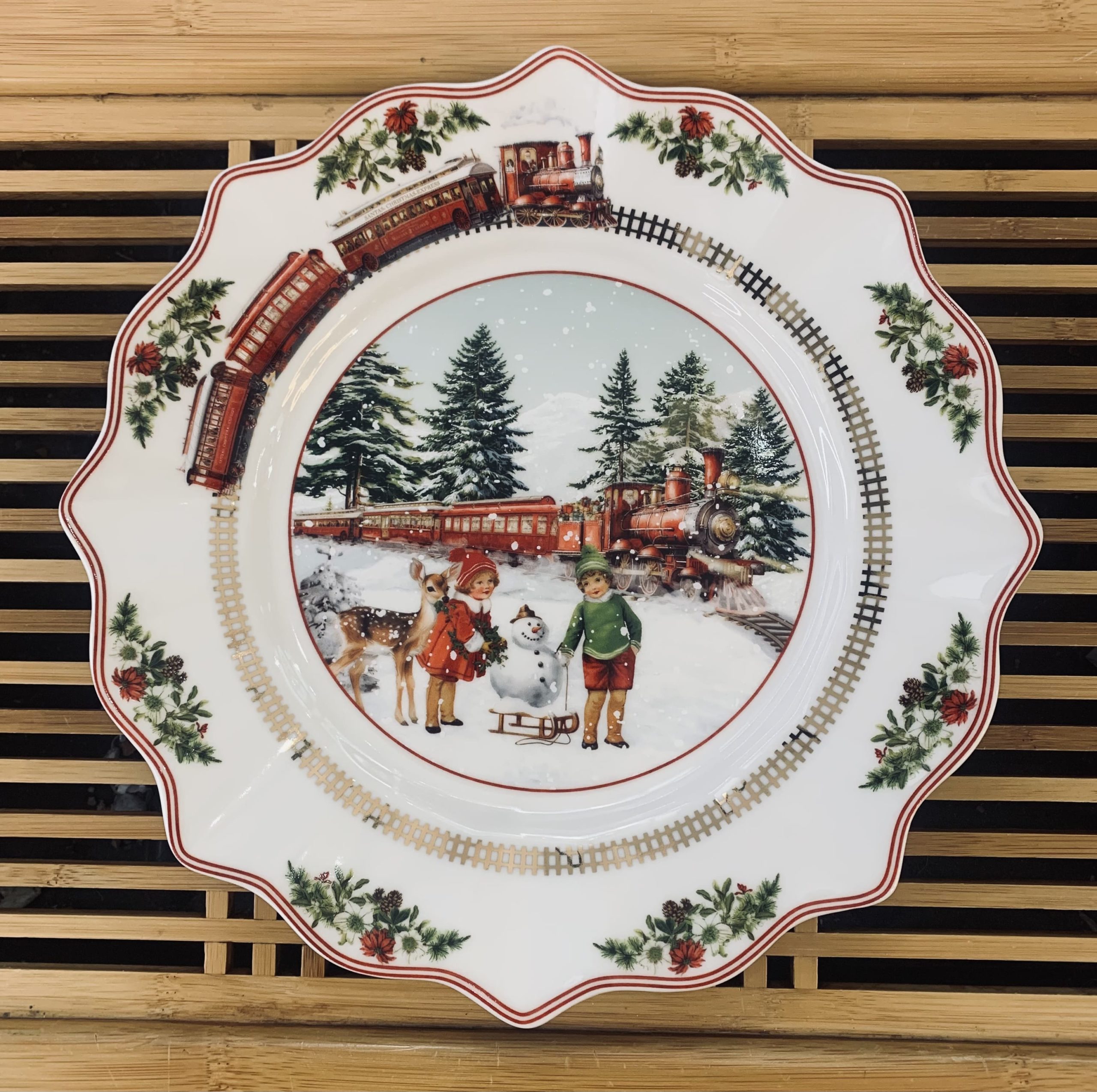 Assiette Noël 2025 Edition limitée Villeroy & Boch Porcelaine prémium
