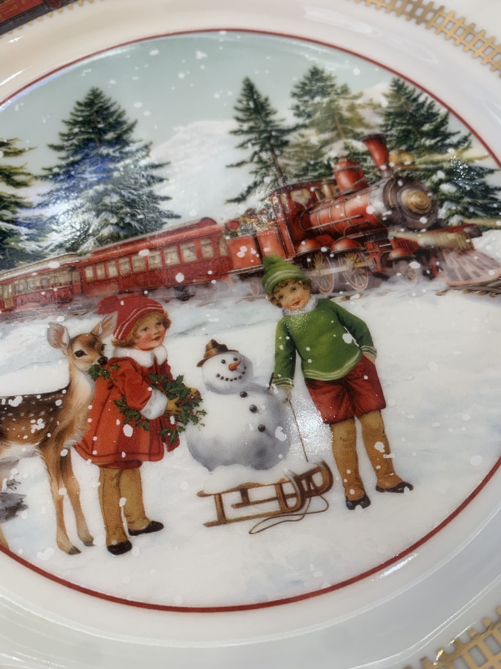 Assiette Noël 2025 Edition limitée Villeroy & Boch Porcelaine prémium