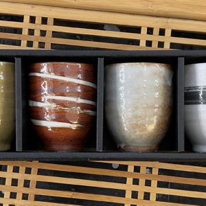 Coffret 4 tasses céramique japonaise 200ml