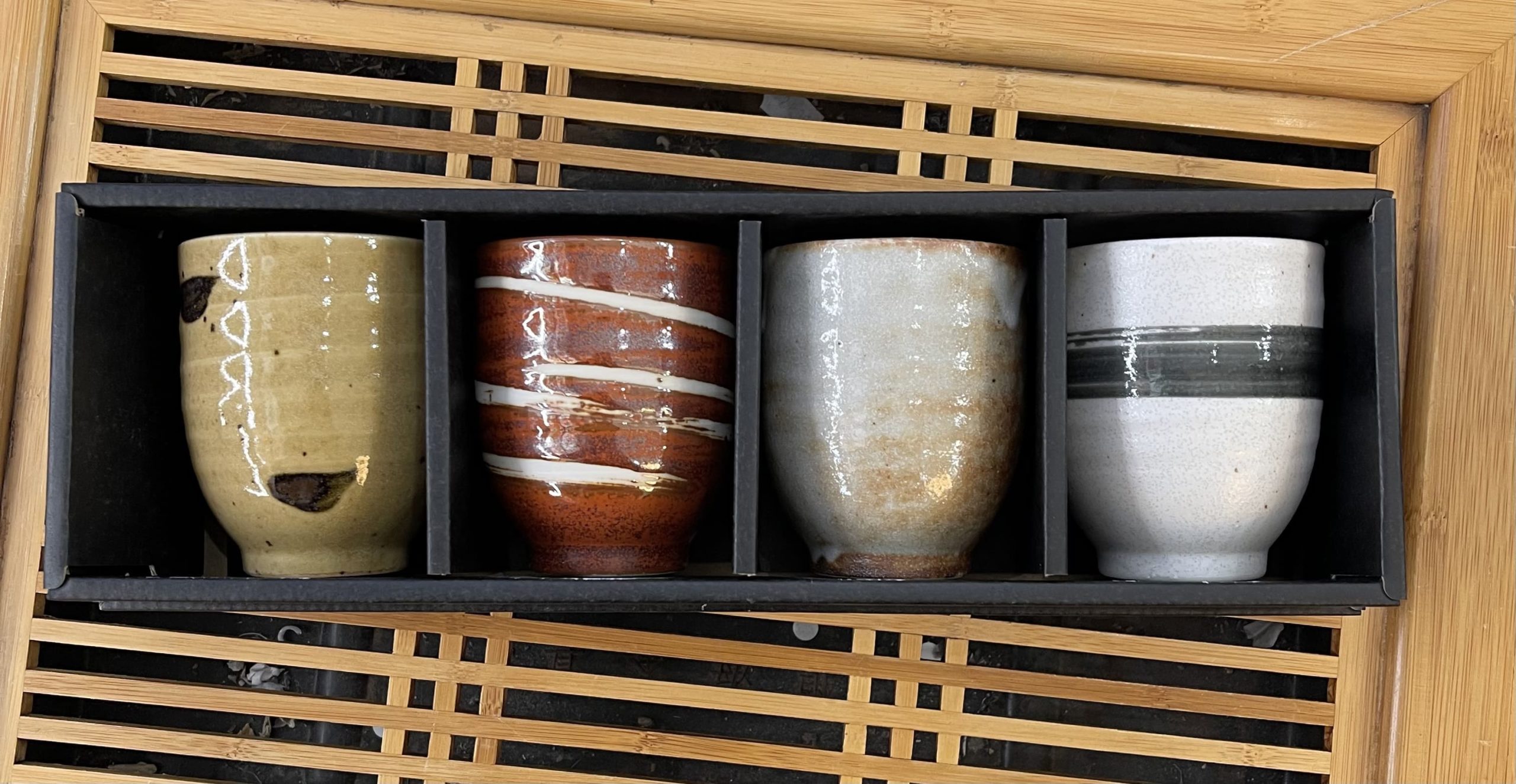 Coffret 4 tasses céramique japonaise 200ml