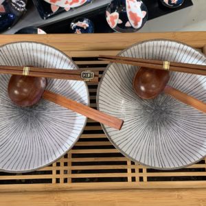 Coffret ramen 6 pièces marbré Japon