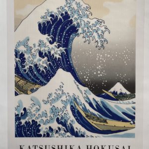 Affiche Hokusai en tissu vinyle 45x65 cm - Corée du Sud