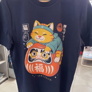 Tee-shirt Daruma Chat - Coton 100% coton Bio