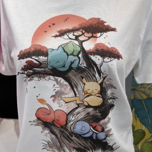 Tee-shirt Pokémon arbre poétique 100 coton Bio