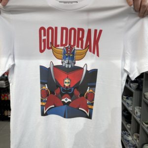 Tee-shirt Goldorak et Actarus rétro - Coton 100 bio Blanc