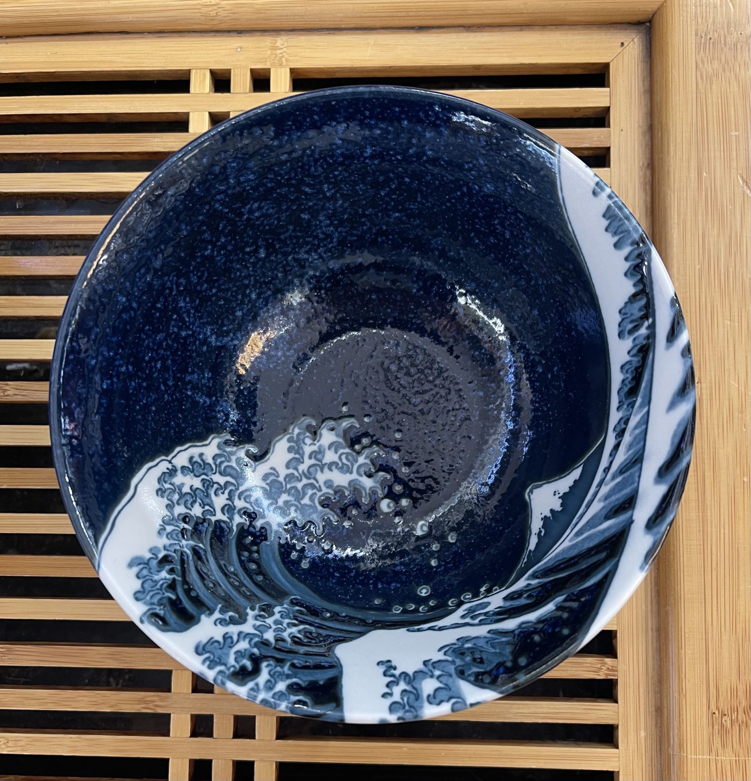 Bol La grande vague de Kanagawa de Hokusai - Porcelaine japonaise - 500ml