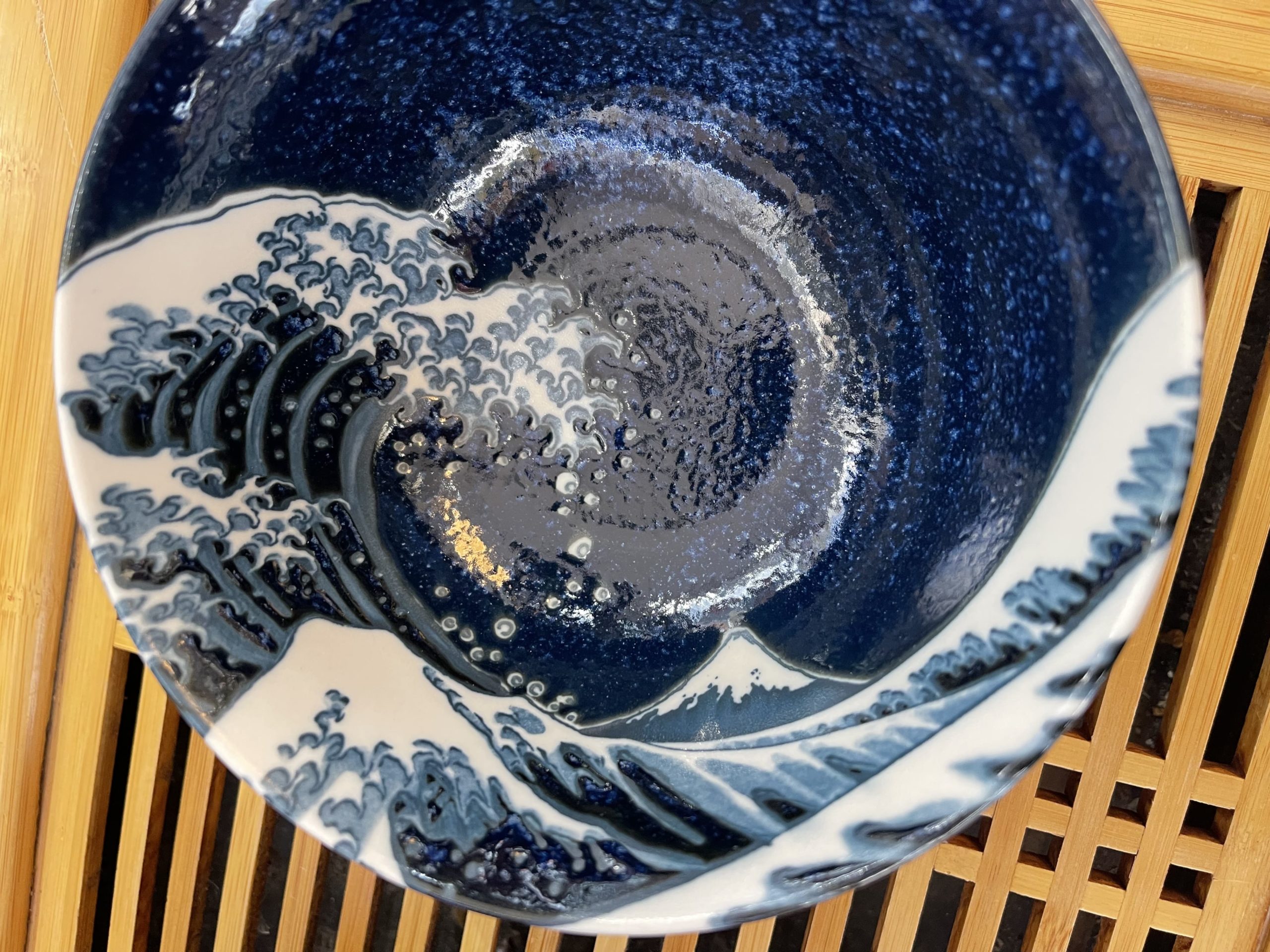 Bol La grande vague de Kanagawa de Hokusai - Porcelaine japonaise - 500ml