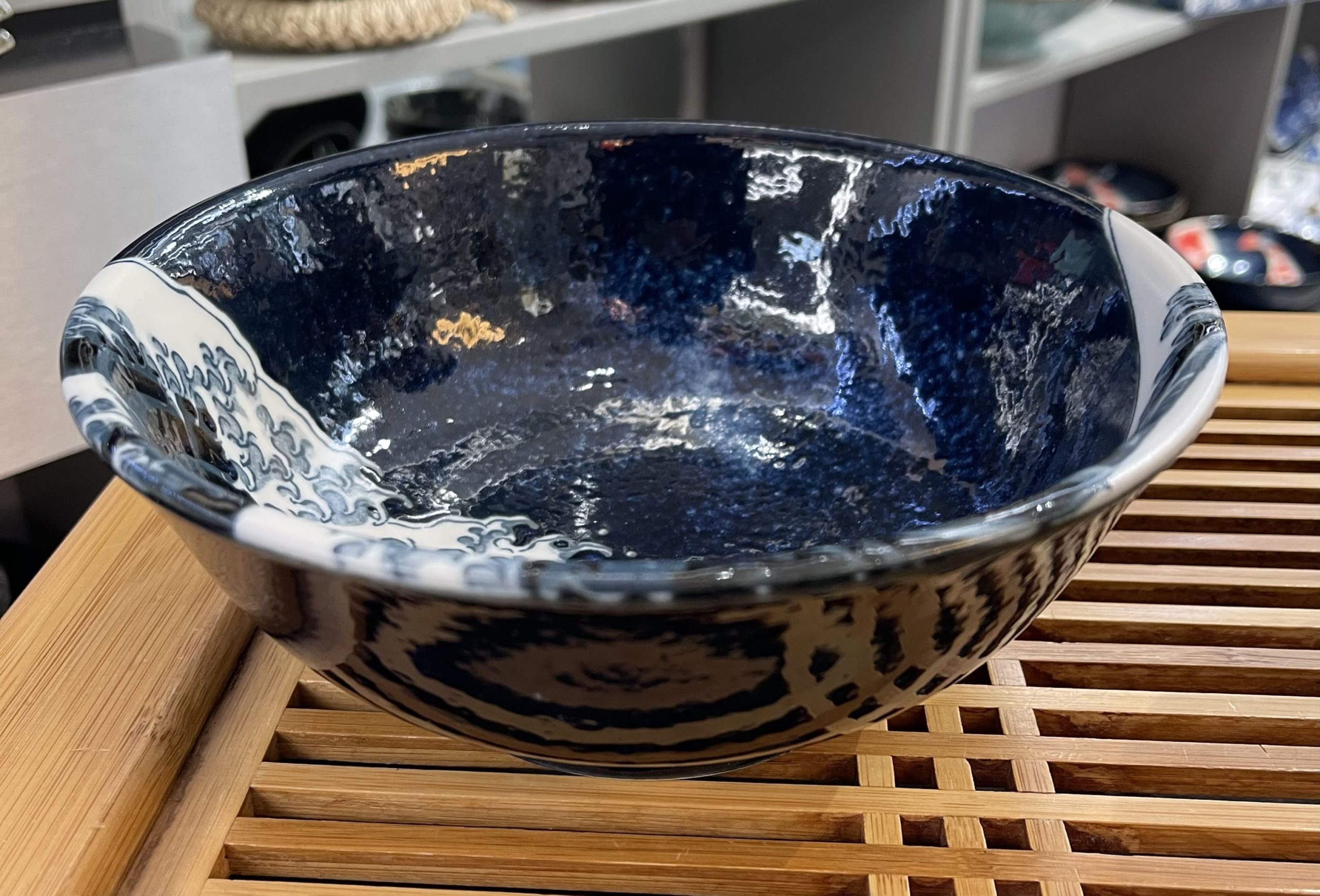 Bol à ramen Hokusai - La grande vague de Kanagawa - Porcelaine Japonaise