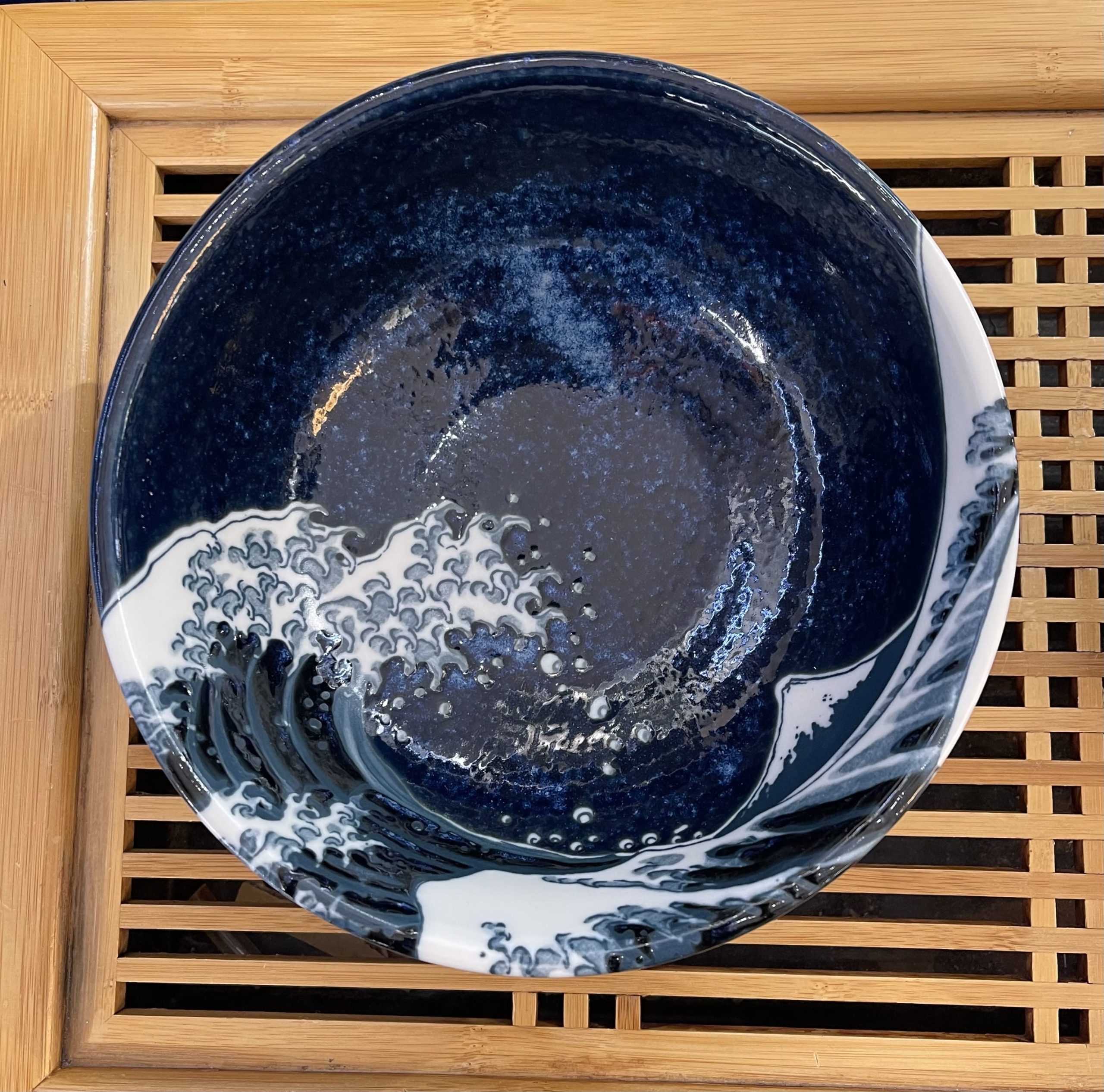 Bol à ramen Hokusai - La grande vague de Kanagawa - Porcelaine Japonaise