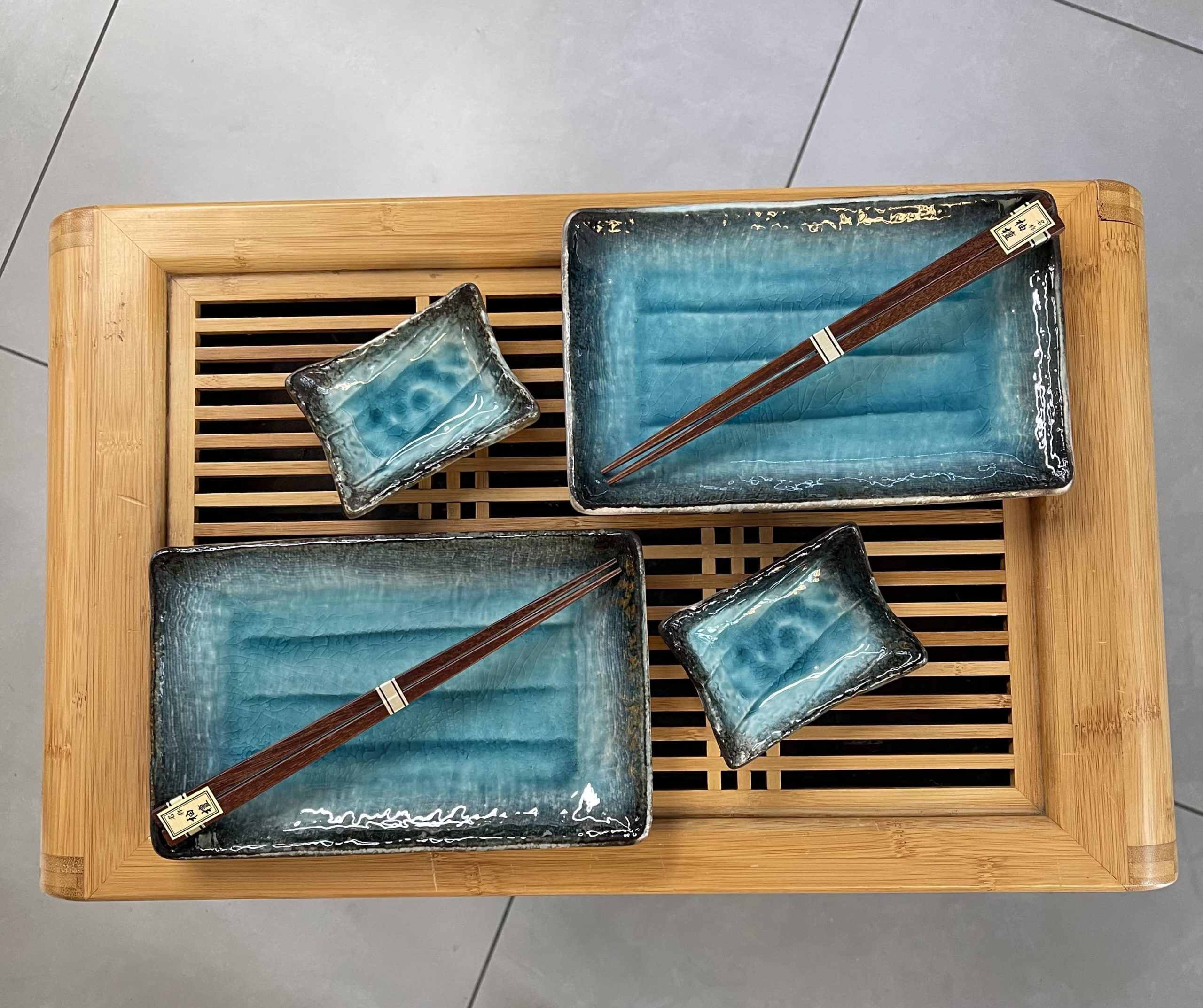 Set à sushi 6 pièces Turquoise - Japon