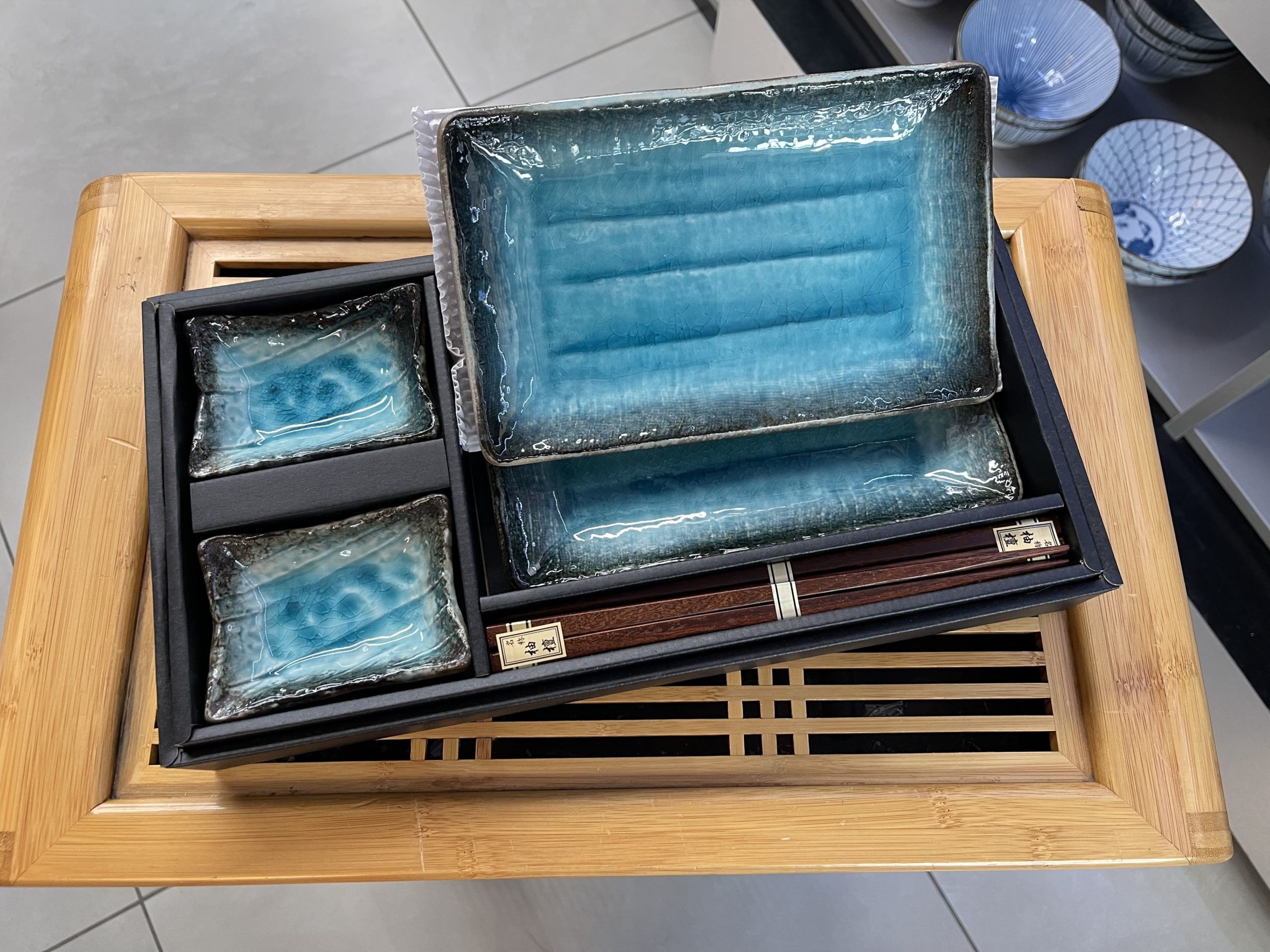 Set à sushi 6 pièces Turquoise - Japon